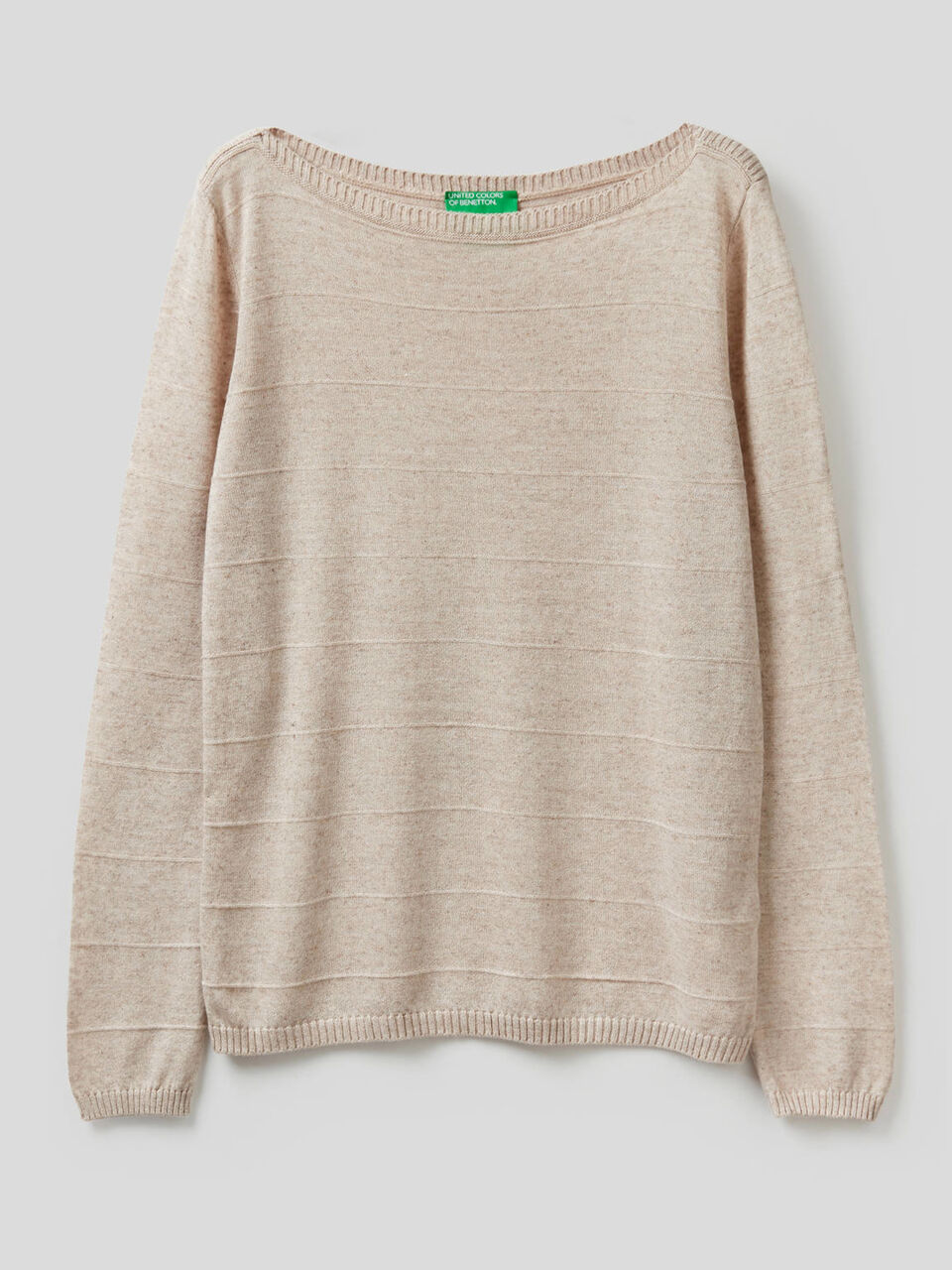 Jersey con escote barco image number 1