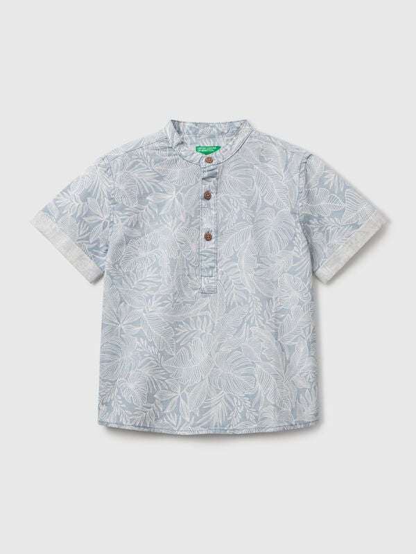 Camisa estampado tropical Niño