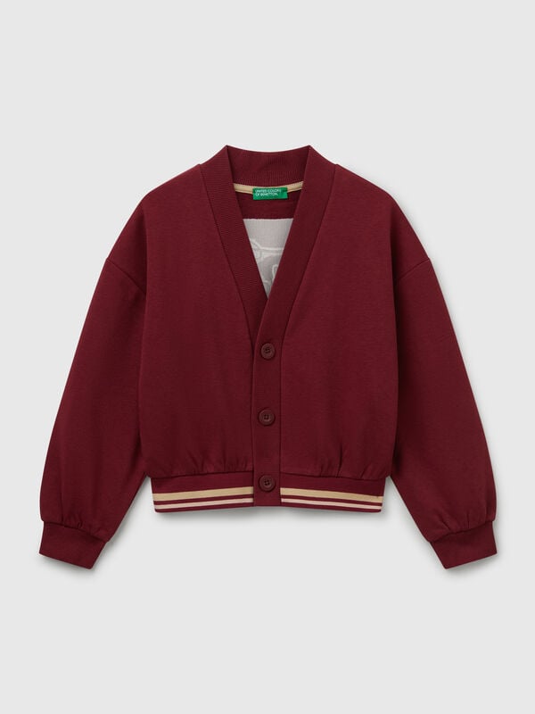 Cárdigan tipo sudadera con lentejuelas Niña