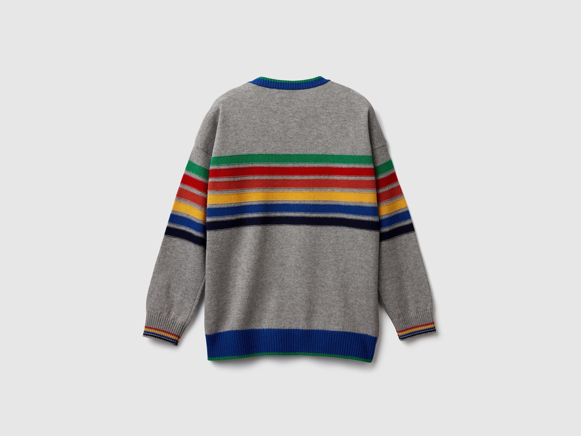 Jersey de rayas con cuello redondo image number null