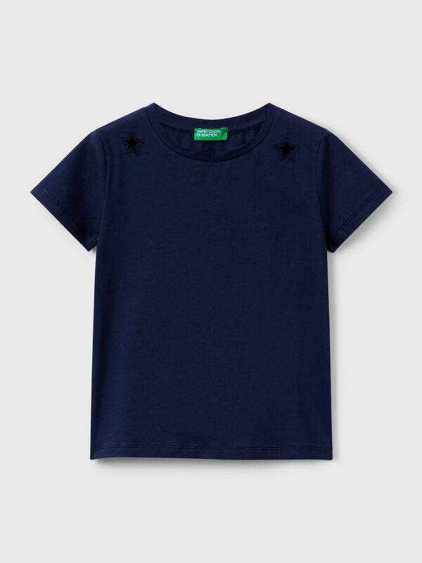 Camiseta con motivo recortado Niña