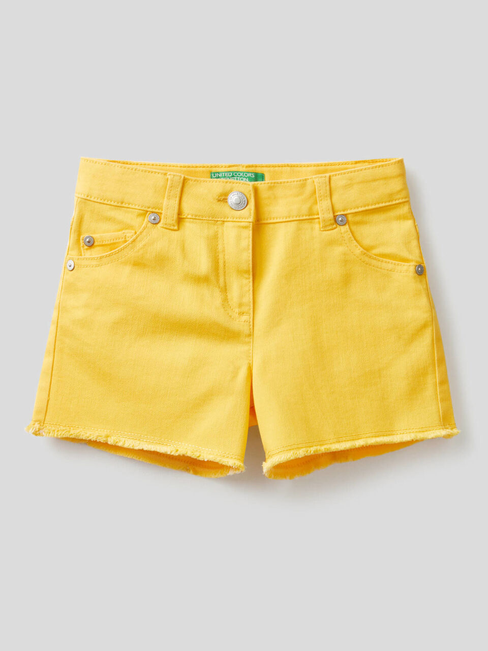 Pantalón corto de algodón elástico mixto image number null