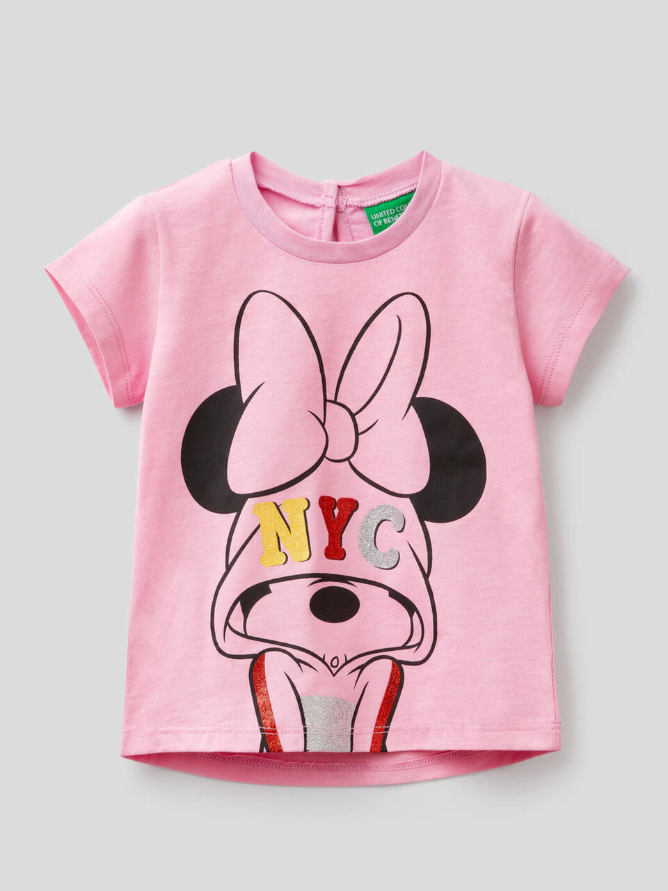 Camiseta de algodón con estampado de Minnie image number 1