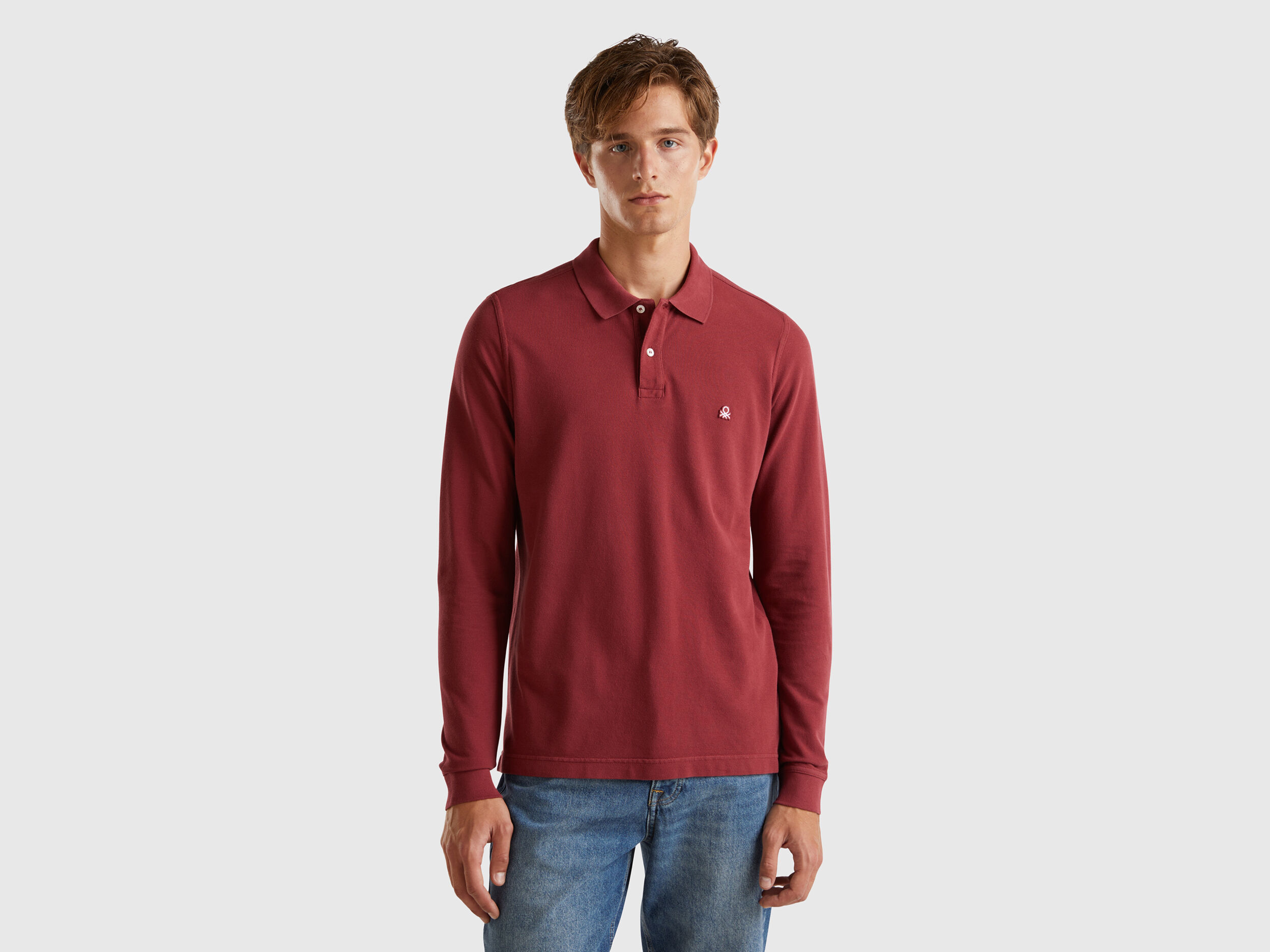 Polos Manga Larga Hombre Nueva Coleccion 2024 Benetton
