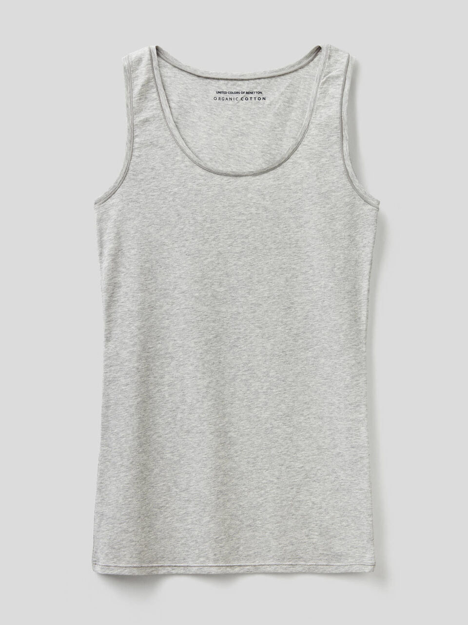Camiseta de tirantes de algodón orgánico super stretch image number 1