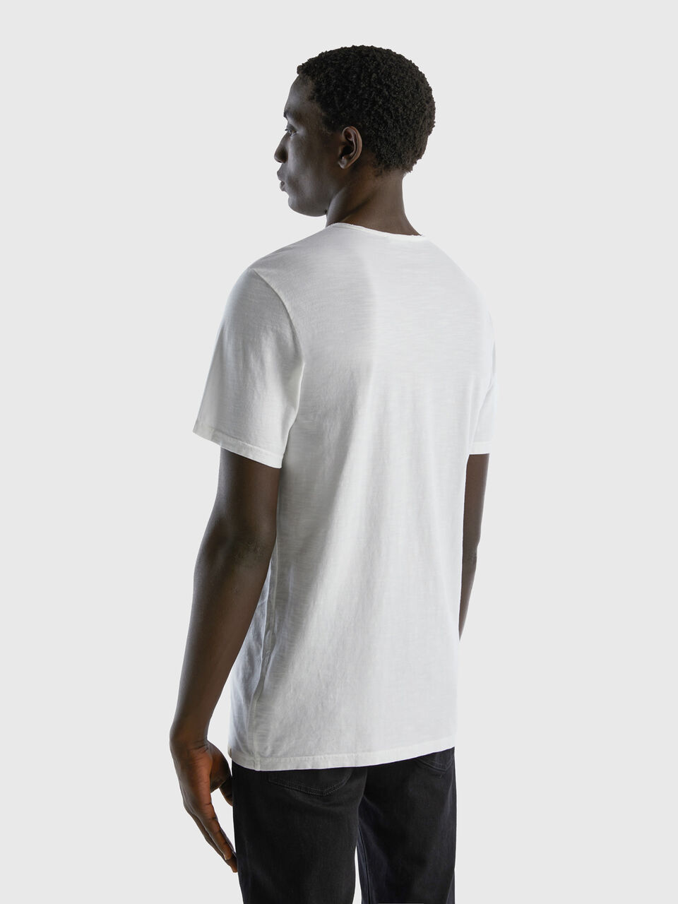 Distribuidor Camiseta Benetton Costa Rica - 100% Cotton Hombre Blancas