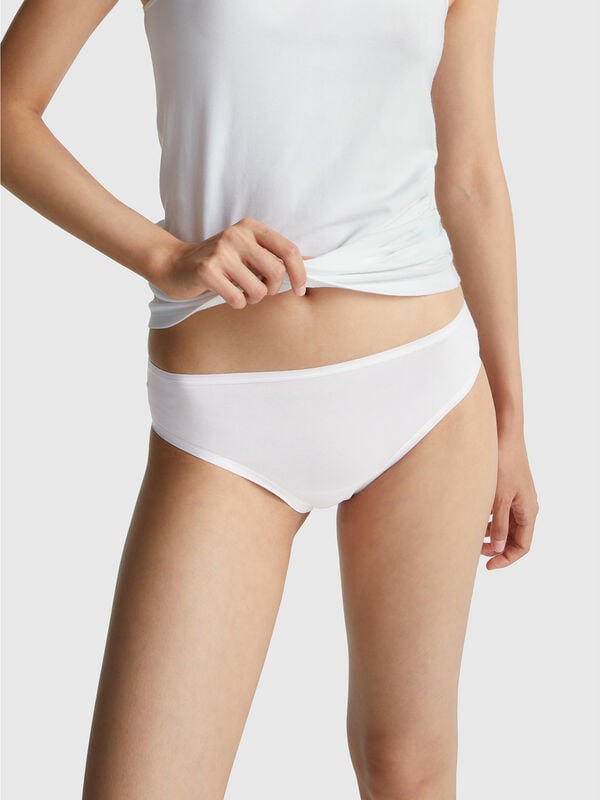 calzoncillos de algodón elástico Mujer