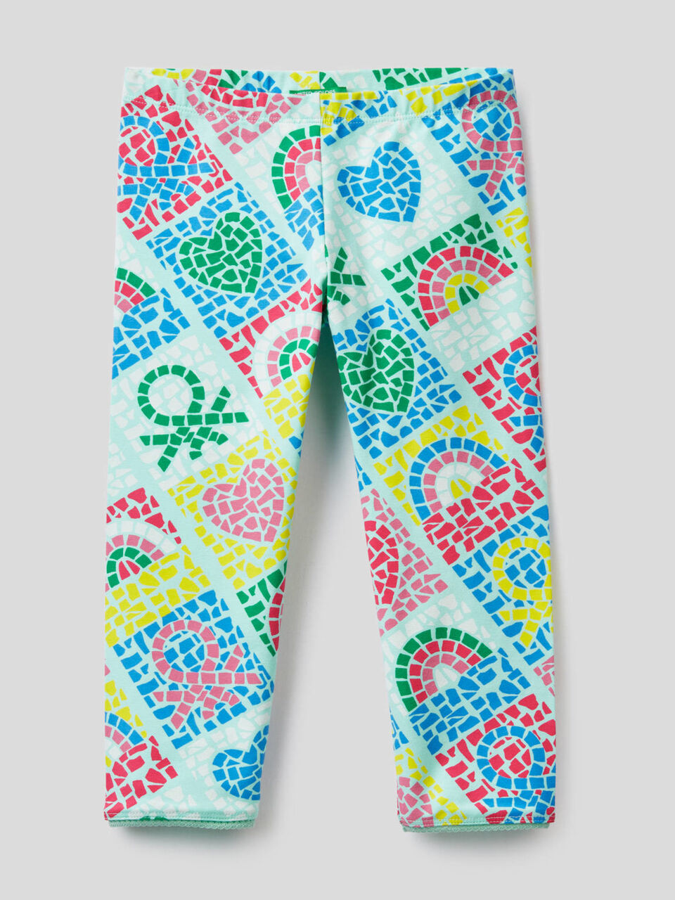 Leggings 3/4 de algodón elástico image number 1