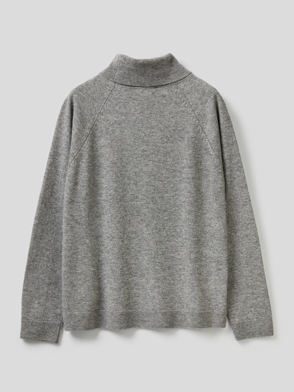 Jersey de cuello alto en mezcla de lana y cachemir image number 2