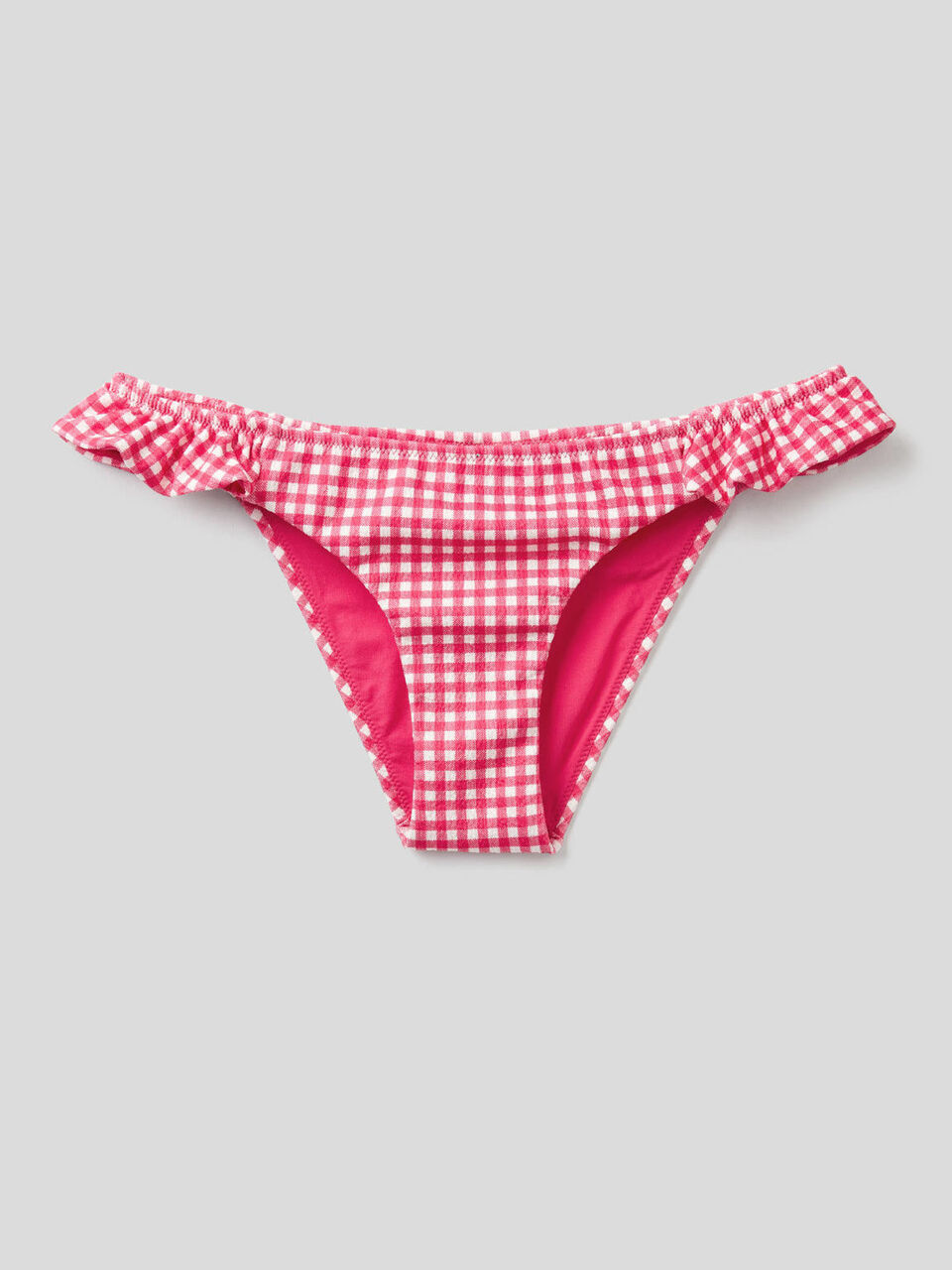 Braguita de bikini estampada con volantes image number 1