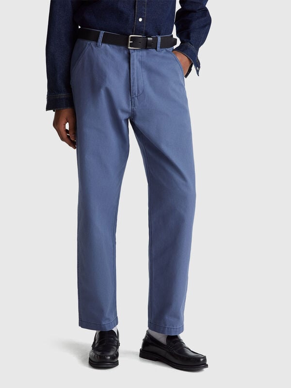 Pantalones de algodón puro Hombre