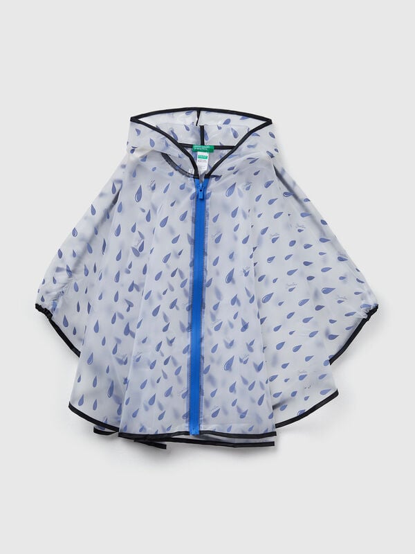 Capa de lluvia estampada Niño