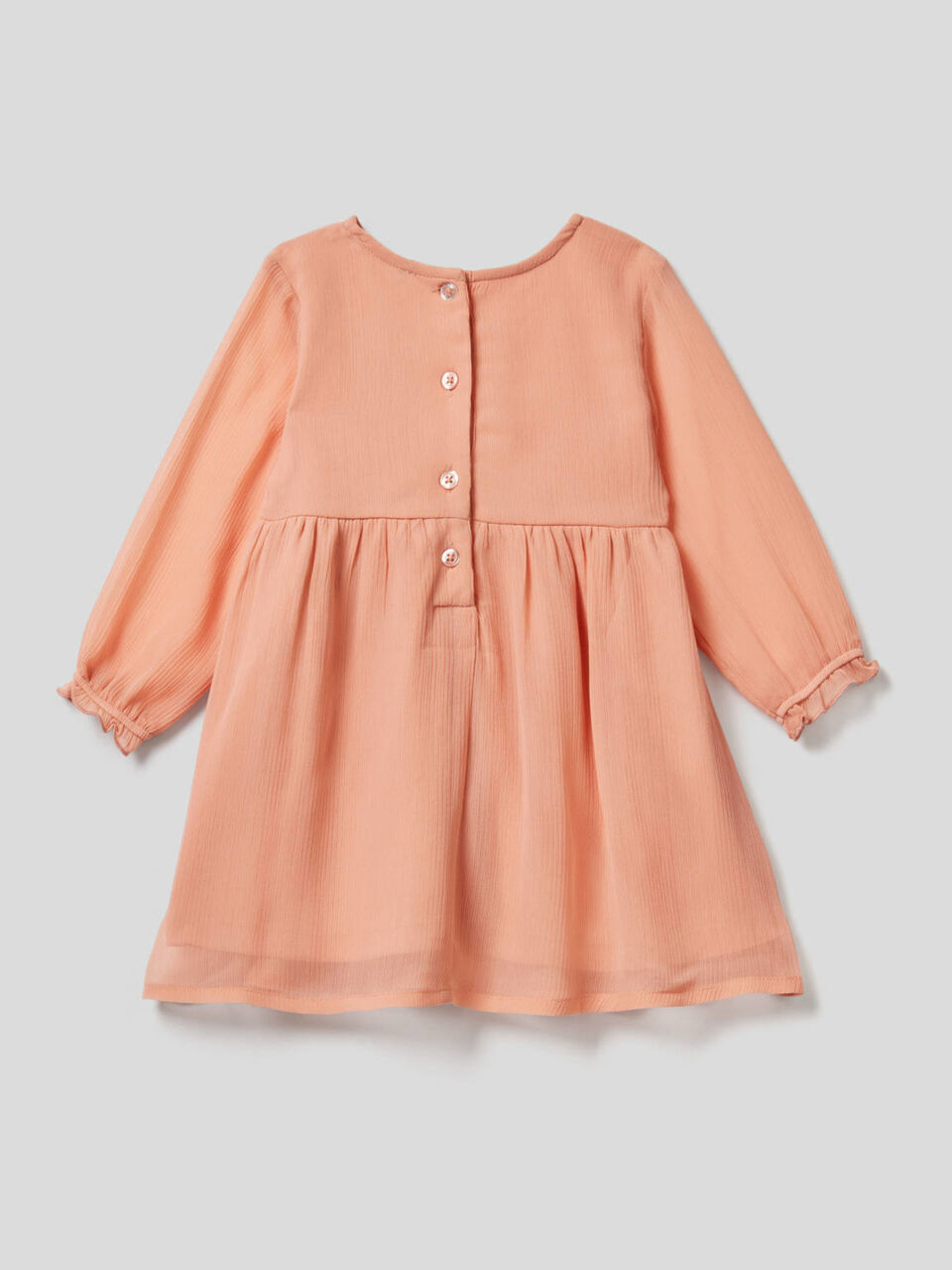 Vestido evasé de crepé image number 2