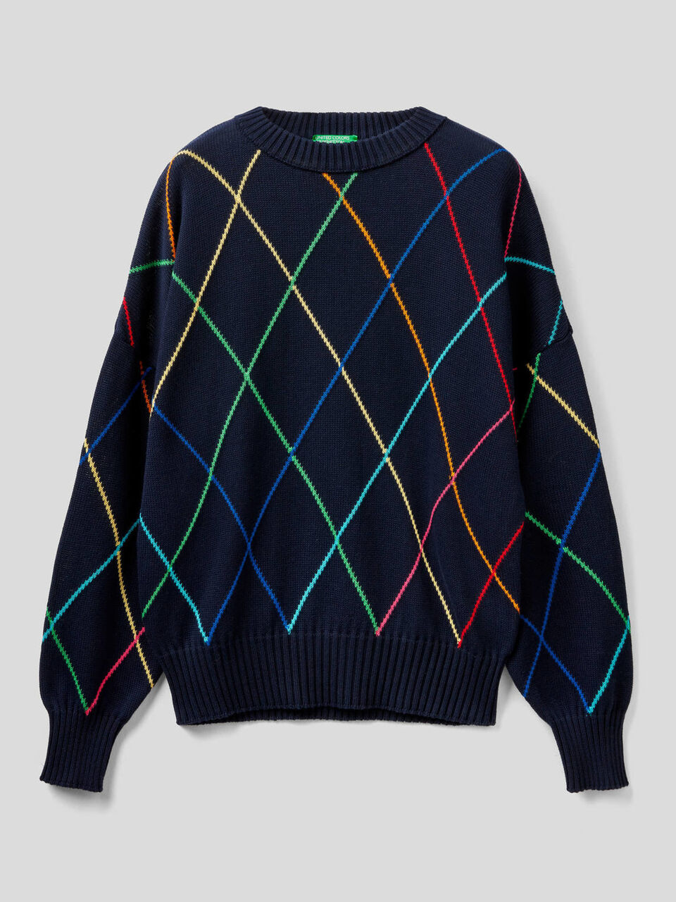 Jersey de rombos multicolor image number 1
