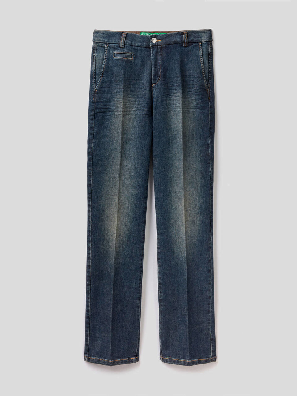 Pantalones chinos de denim elástico image number null