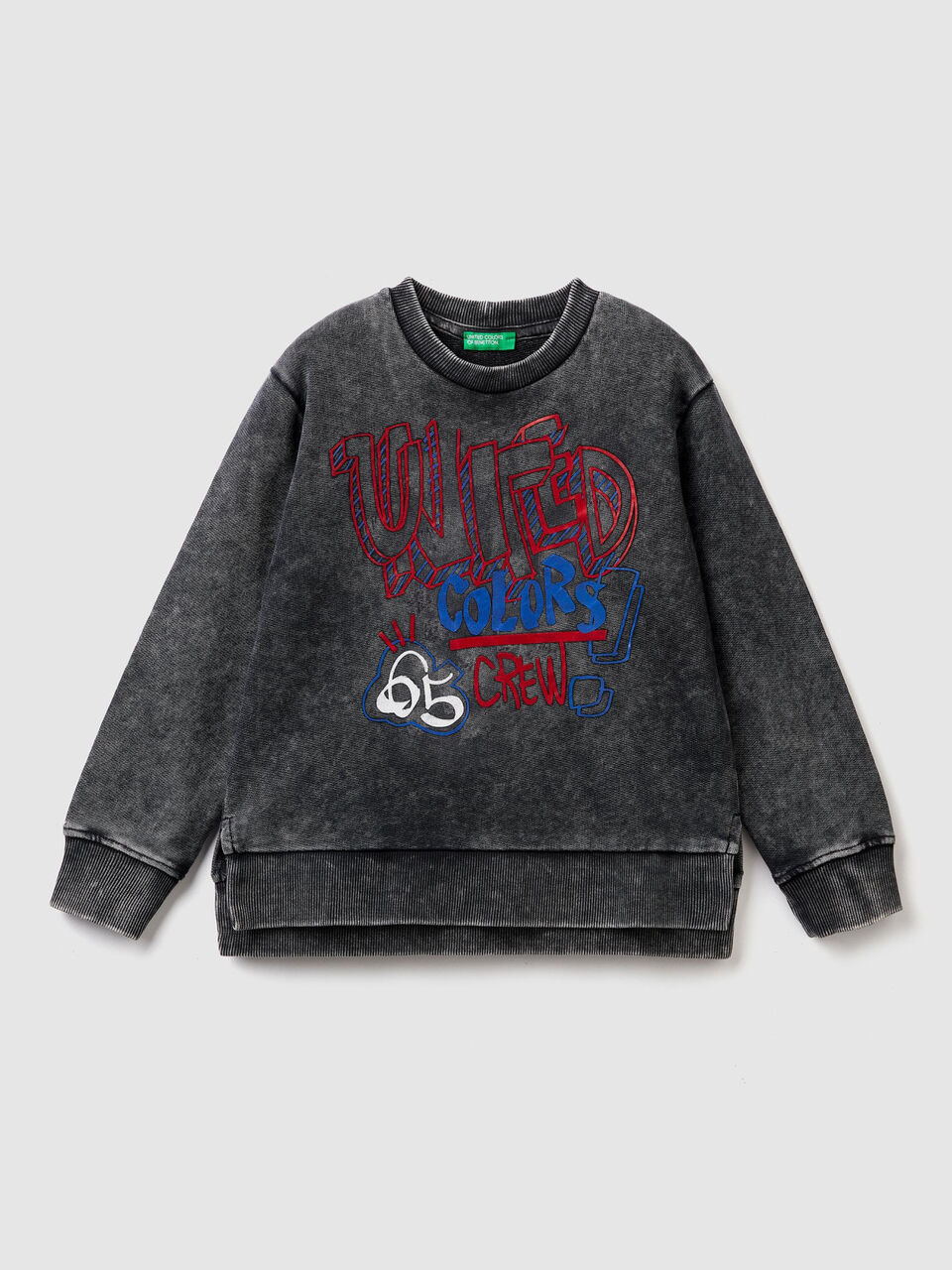Sudadera con estampado de texto image number 1