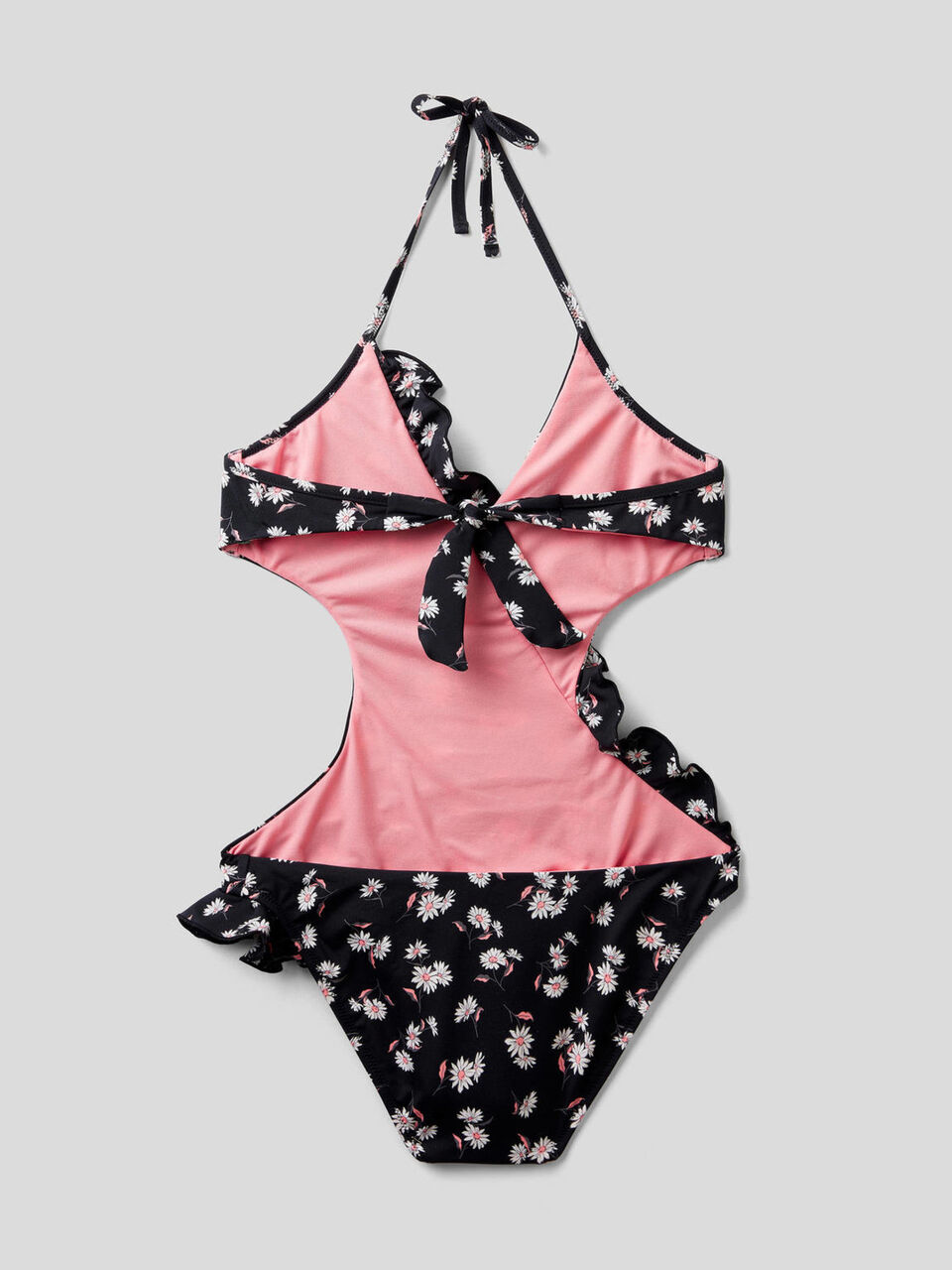 Bañador trikini con estampado floral image number 2