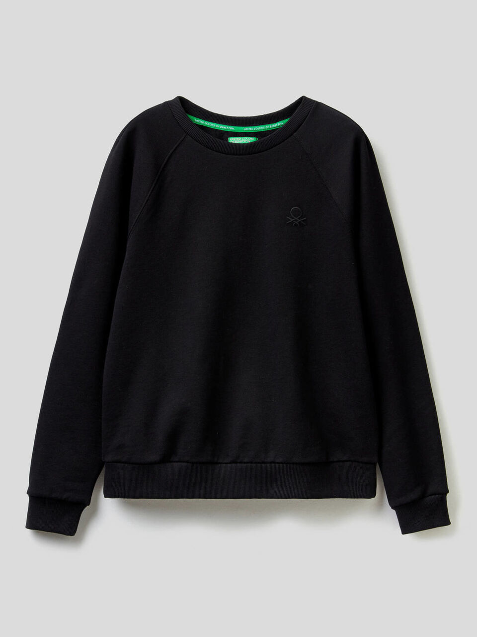 Sudadera de cuello redondo con manga raglán image number 1