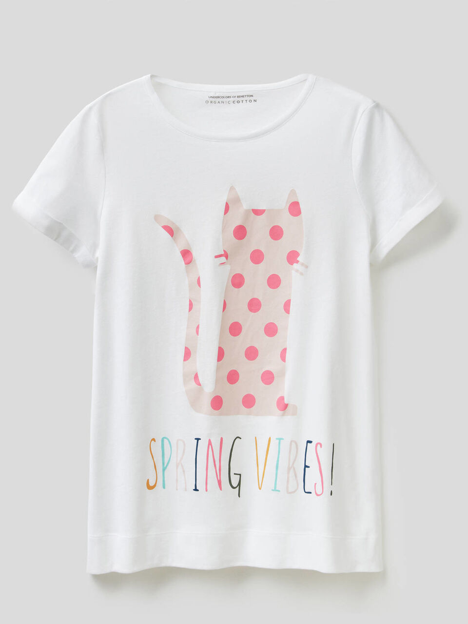 Camiseta con estampado y aberturas image number 1