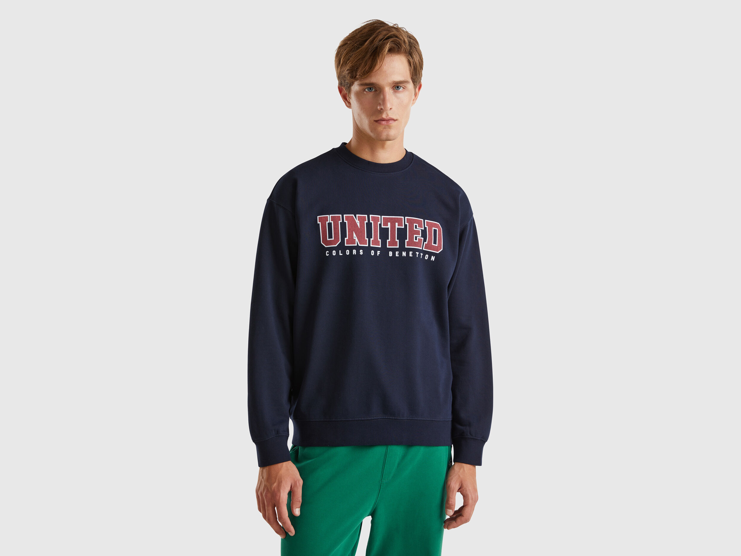 Sudadera benetton hombre discount