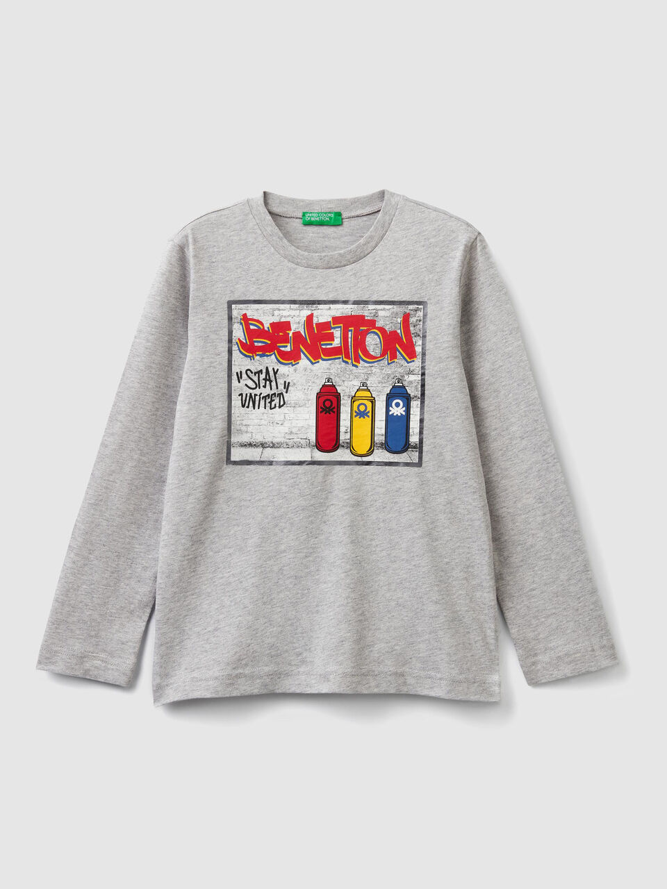 Camiseta con estampado laminado image number 1