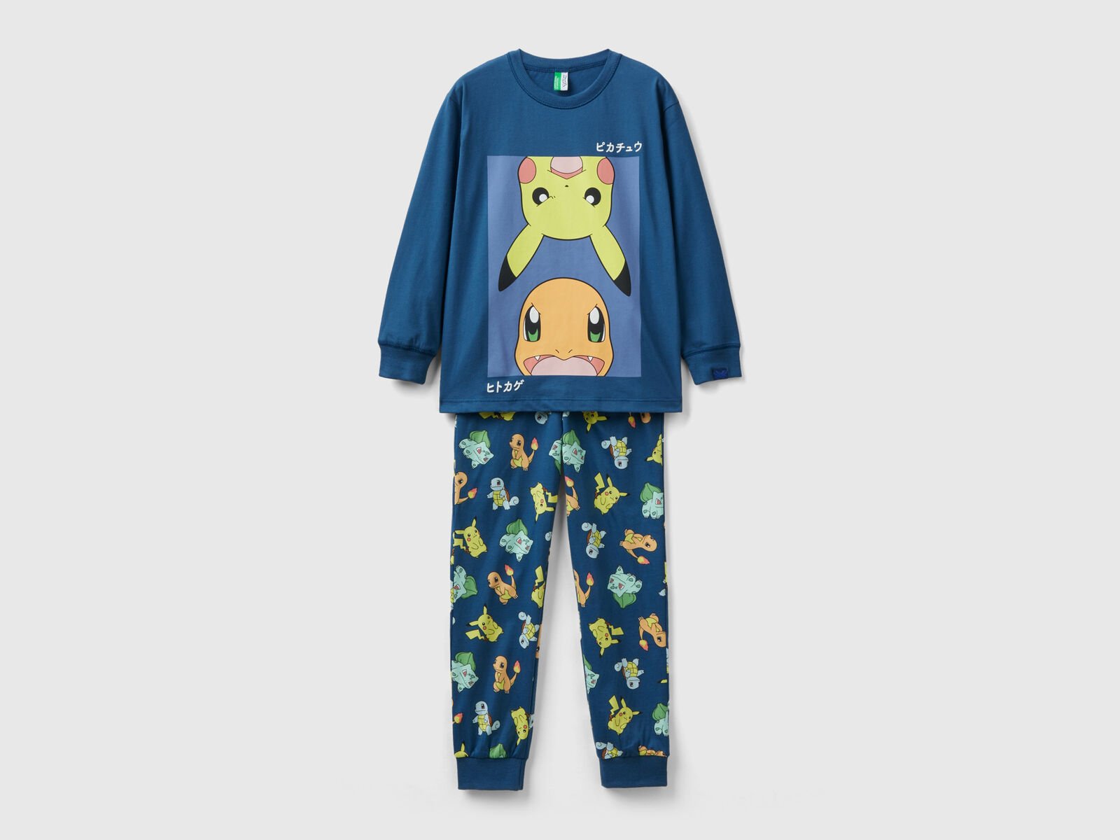 Pijama largo de Pokémon - Azul