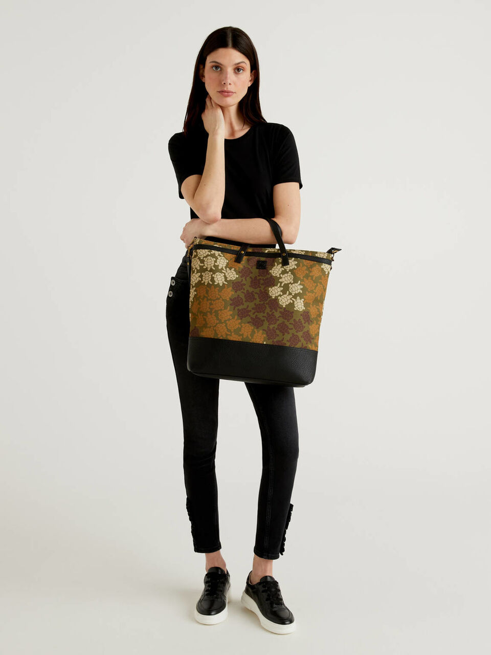 Bolso shopper de lona image number 2