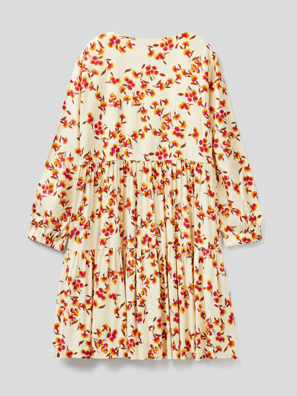 Vestido estampado de viscosa sostenible image number 2