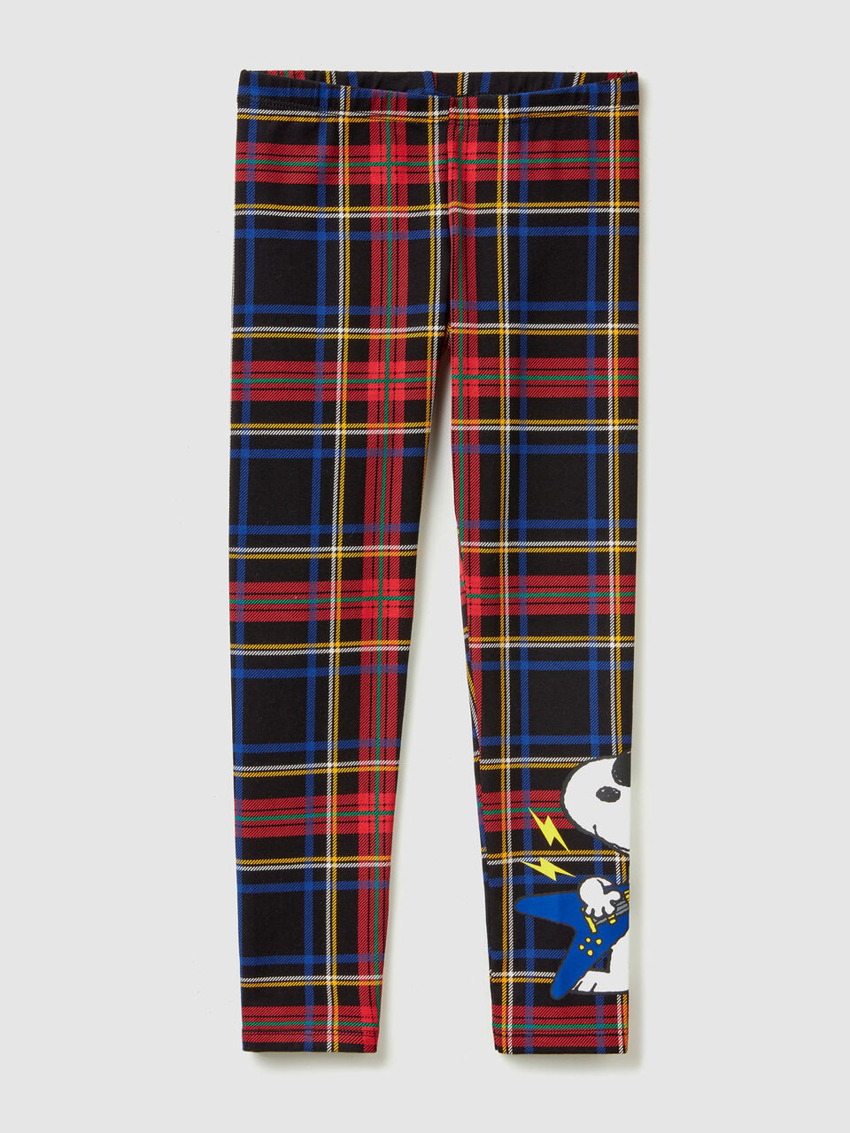 Leggings de cuadros con estampado de "Snoopy" image number 1