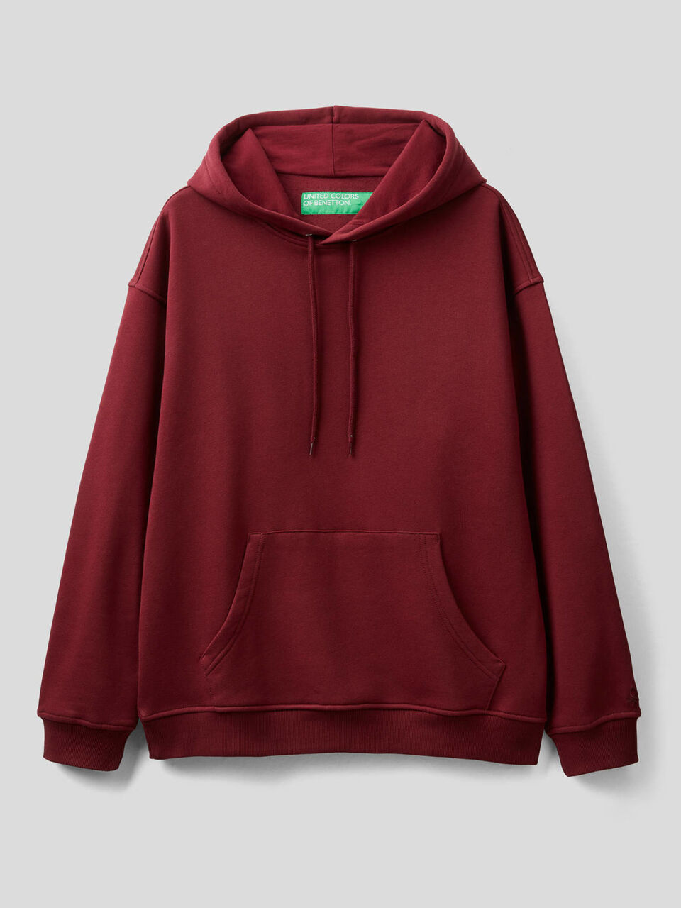 Sudadera de algodón mixto con capucha image number 1