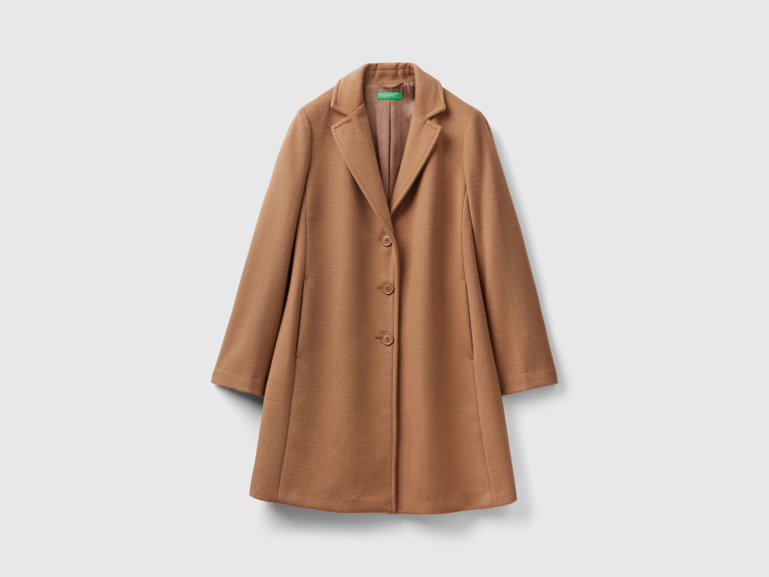 Abrigo sales pa帽o beige