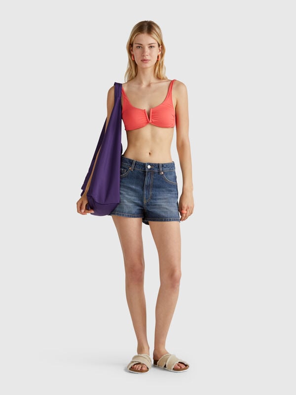 Bermudas vaqueras Mujer