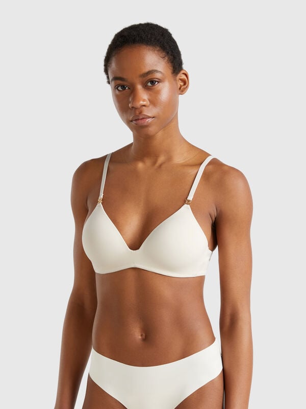 Sujetador triangular con relleno Mujer