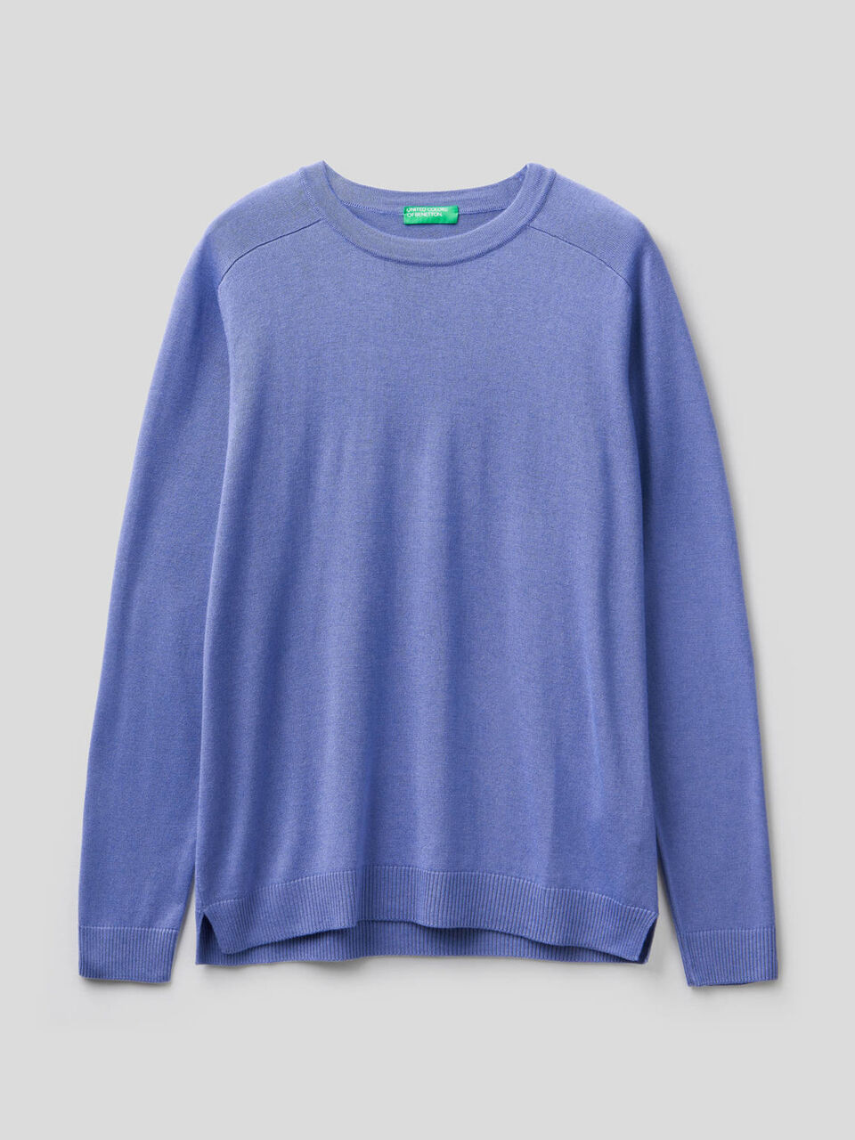 Jersey liso de cuello redondo image number 1
