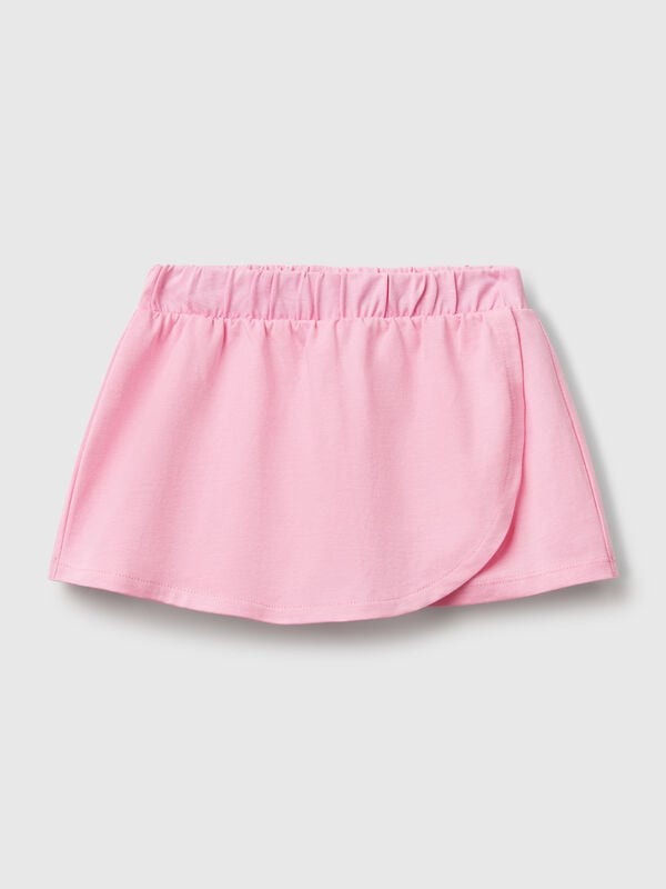 Pantalón culotte de puro algodón Niña