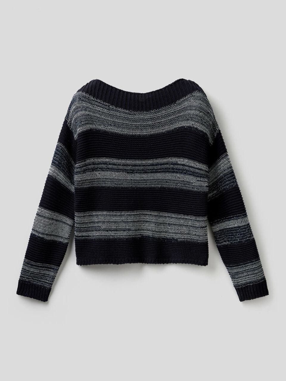 Jersey de rayas con lentejuelas image number 1