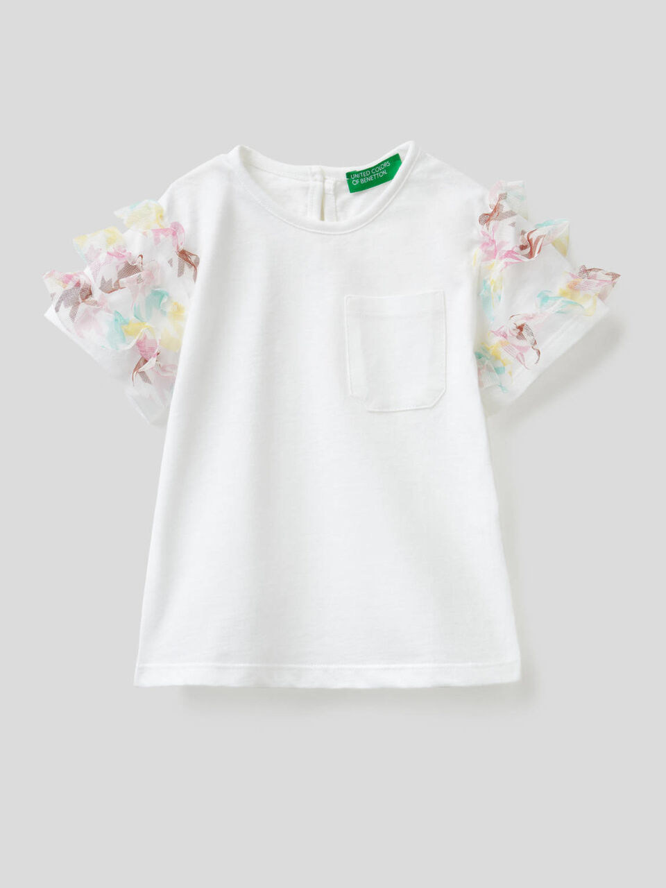 Camiseta con volantes image number 1