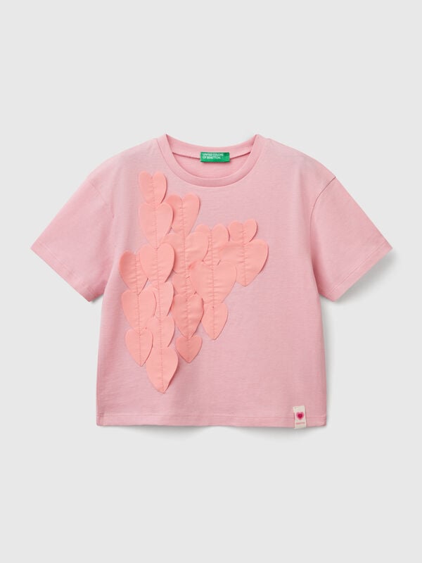 Camiseta con aplicaciones Niña
