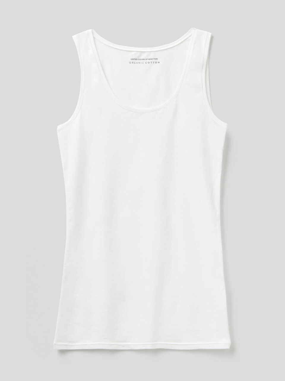 Camiseta de tirantes de algodón orgánico super stretch image number 1