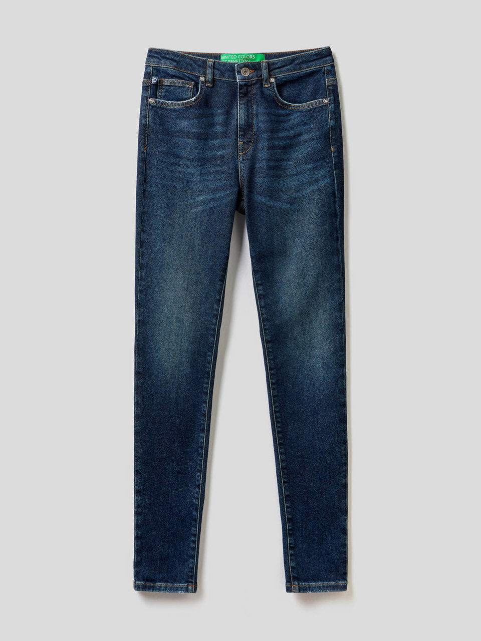 Vaqueros skinny fit de talle alto image number 1