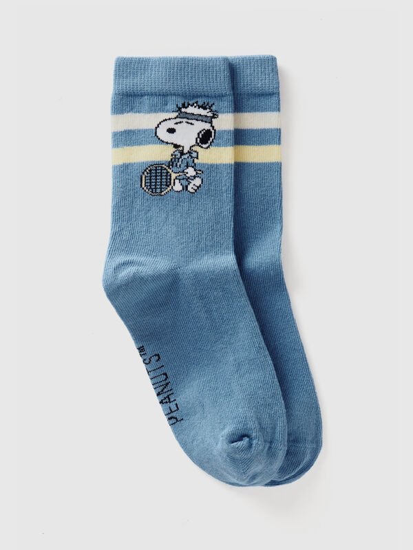 Calcetines azules de Snoopy ©Peanuts Niño