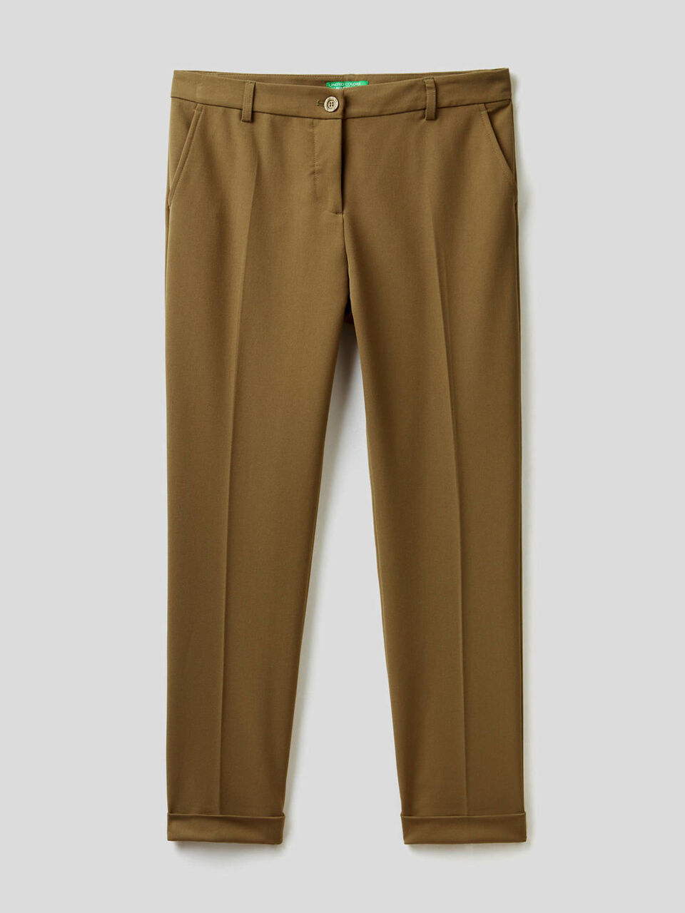Pantalón elástico con vuelta image number 1