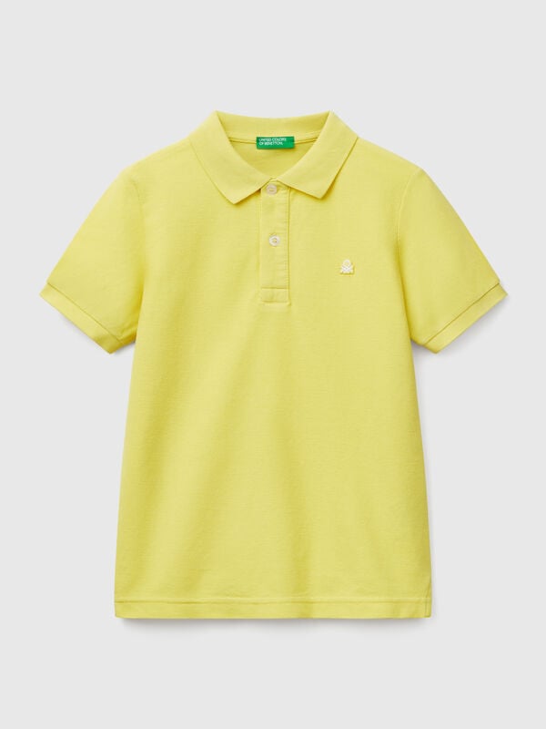 Polo slim fit de algodón puro Niño
