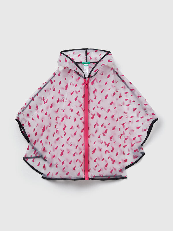 Capa de lluvia estampada Niño