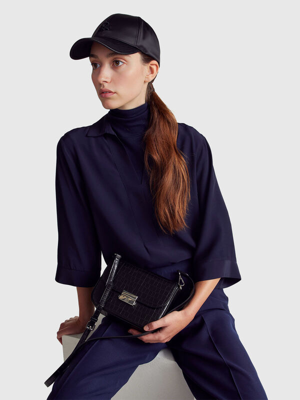 Blusa holgada en 100% viscosa Blusa holgada en 100% viscosa Mujer