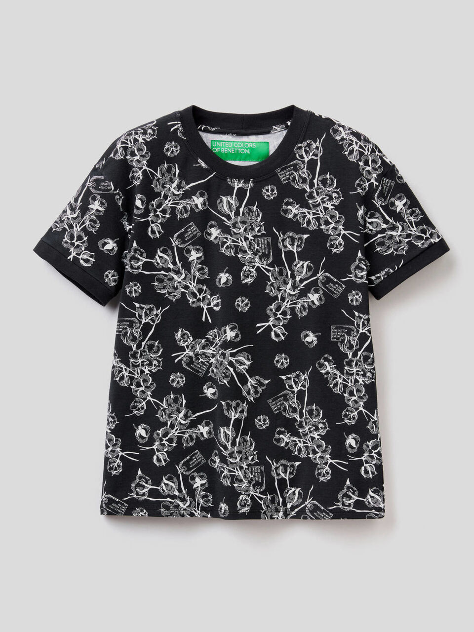 Camiseta estampada de algodón elástico image number 1