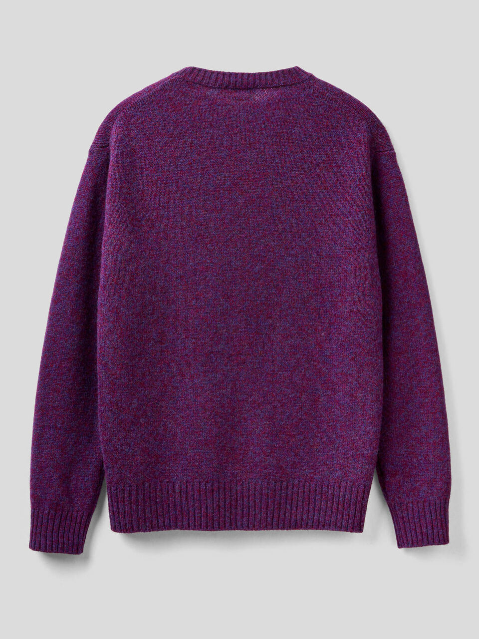 Jersey de cuello redondo de pura lana Shetland image number 2