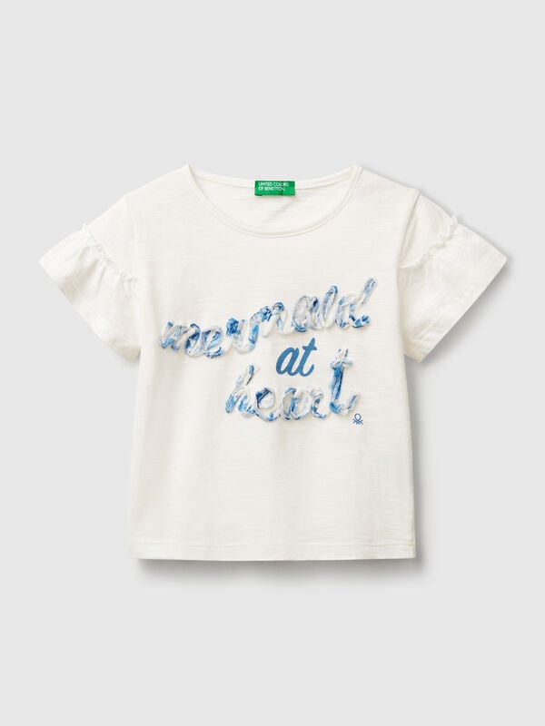 Camiseta con aplicación Niña