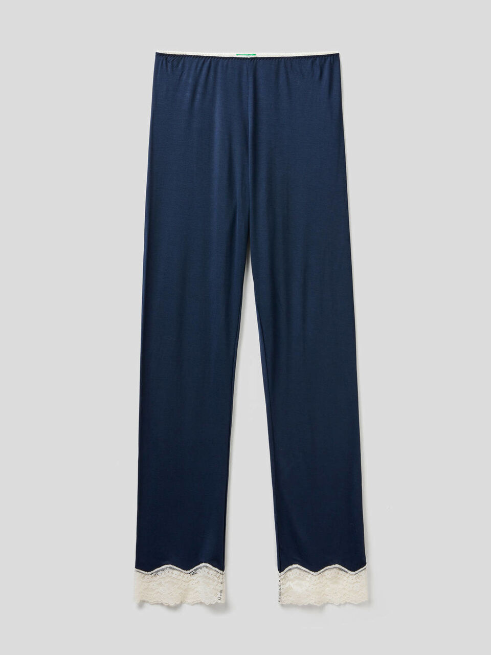 Pantalón con detalles de encaje image number 1