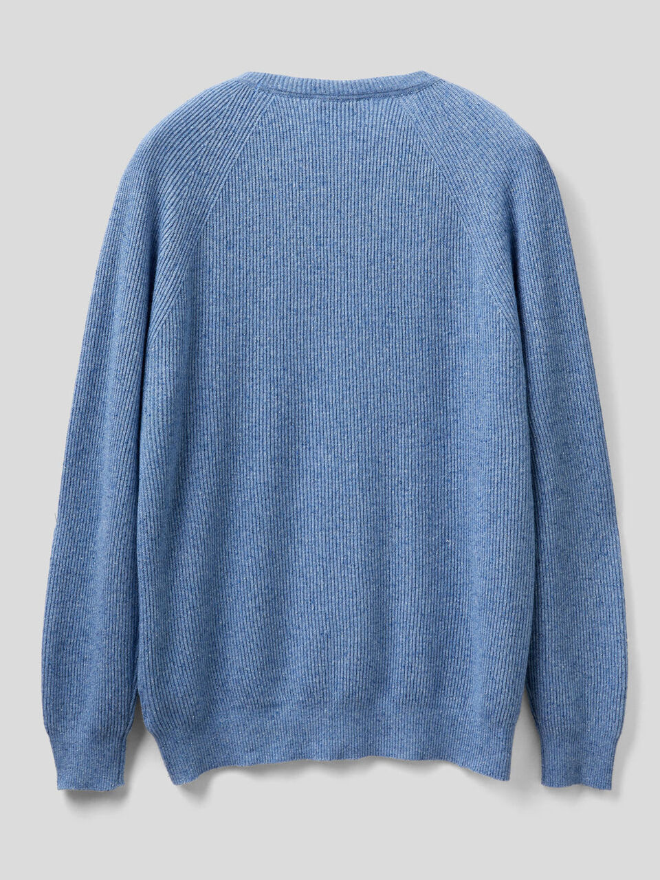 Jersey de lana mixta y seda acanalada image number 2